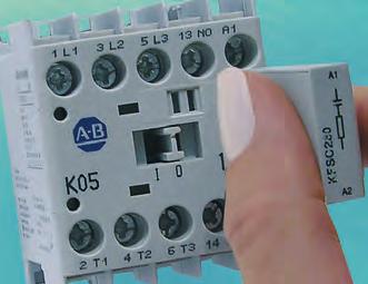 5 mm HIGH FLEXIBILITY CONFIGURATION FOR REVERSING CONTACTORS The front pluggable mechanical interlock for AC and DC