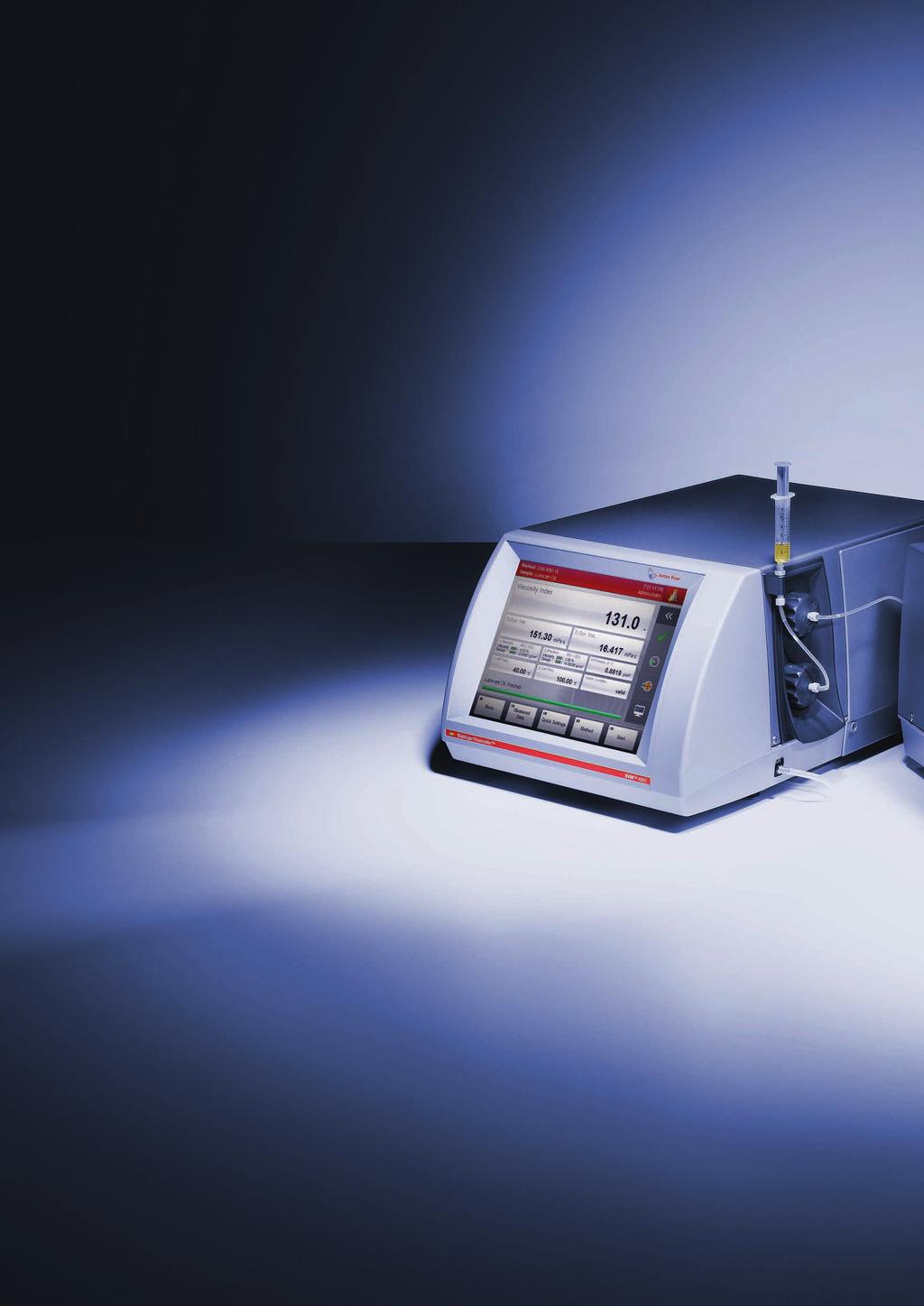 These features make the difference There is an SVM viscometer for every application: ranging from measuring lubricating oils, used oils, crude oils, heavy fuels, distillate fuels to vegetable oils