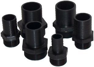 Hose and Fitting Kits Hose and fitting kits include inlet and outlet fittings and enough hose for a typical