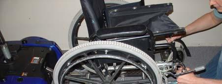 SECURE WHEELCHAIR TO WHEELCHAIR BASE For the