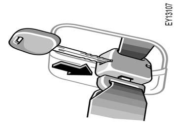 Stowing seat belt buckles of the second and third seats To