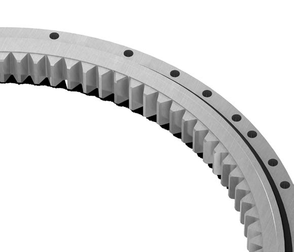 Slewing bearing gear Generally, one ring of a slewing bearing comprises a 20 involute cylindrical gear ( fig. 1).