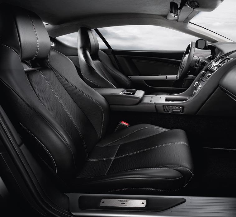 30 The DB9 s interior synthesises craftsmanship with high technology; dedicated to longdistance,