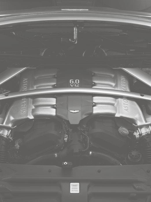 62 PERFORMANCE A great sports car needs a great engine it is the heart of any high-performance machine. In the DB9 s case, that great engine is a powerful yet refined all-aluminium 6.0-litre V12.