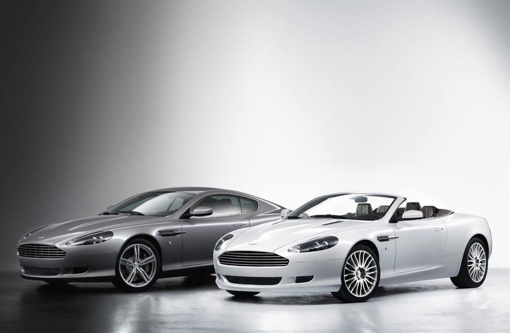 10 The DB9 Coupe and Volante were designed in tandem, ensuring that the mechanical expertise that underpins each car was never compromised.