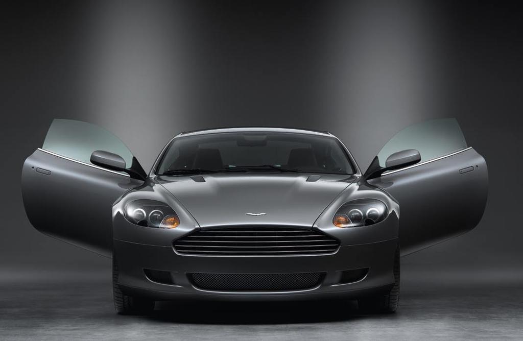 12 Every detail of the DB9 is carefully composed, inside and out.