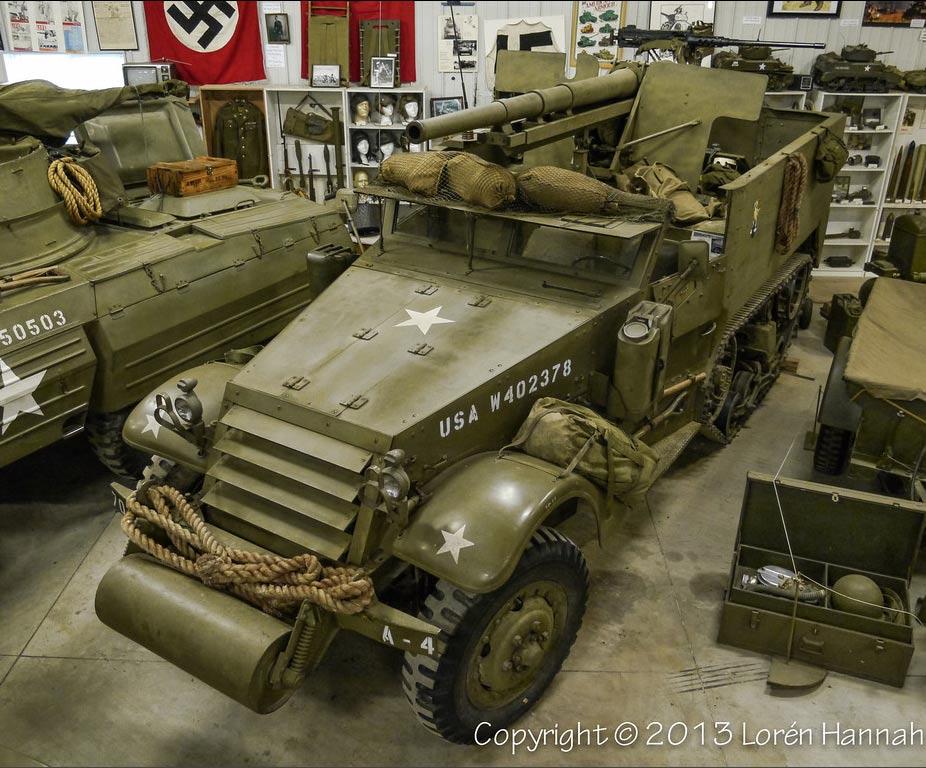 2016 from a standard M3 Half-Track and a 75mm howitzer, it has not been built as a T19 during WW2 Lorén