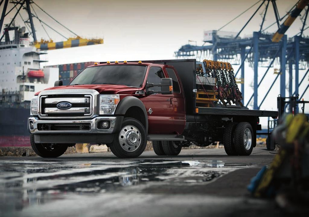 FOR THE TOUGHEST WORK, COUNT ON SUPER DUTY. Within construction, heavy hauling, emergency vehicles and other industries, people rely on F-Series Super Duty Chassis Cab.