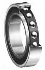 TS and TSF single-row bearings These bearings are similar in design to the types described on page 16.