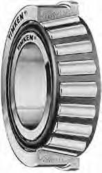 BEARING SELECTION PROCESS BEARING TYPES TAPERED ROLLER BEARINGS SINGLE-ROW BEARINGS TS - Single-row This is the basic and the most widely used type of tapered roller bearing.