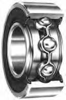 Bearings with felt seals are made only in the non-filling slot type and are available with one seal (designated by the suffix T), one seal and one shield (identified by suffix TD), and two seals