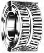 UNIPAC TM bearing The UNIPAC-PLUS bearing is a ready-to-install, pre-set, pre-lubricated and sealed double-row assembly with a flanged outer ring.