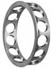 This cage type is used in the majority of wide inner ring (WIR) ball bearings.