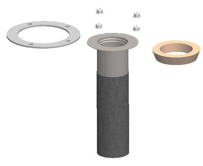 PRTS & KITS D C Replacement Inspection Kit #550002280 50/075/100/150/200 urner Inspection Kit # 550002280 1/4-20 Nut - 8 urner
