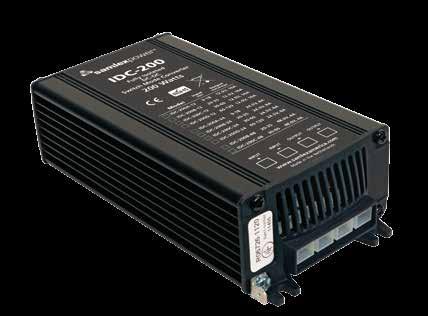 IDC SERIES DC-DC Isolated Converters IDC-200A-24 Advanced switch mode design Current limited Compact and lightweight High efficiency Short circuit protected ¼ push-on flat pin connectors Use with