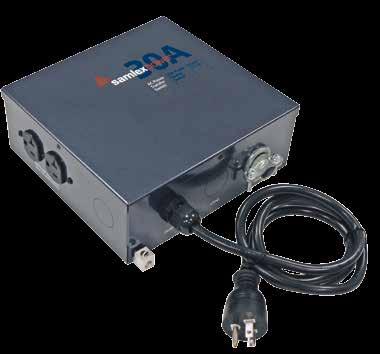 CM STS-30 Transfer Switch STS-30 Rated capacity of 30 at 120VAC and is suitable for a 30 Amp Utility Cord and a Generator of up to 3.
