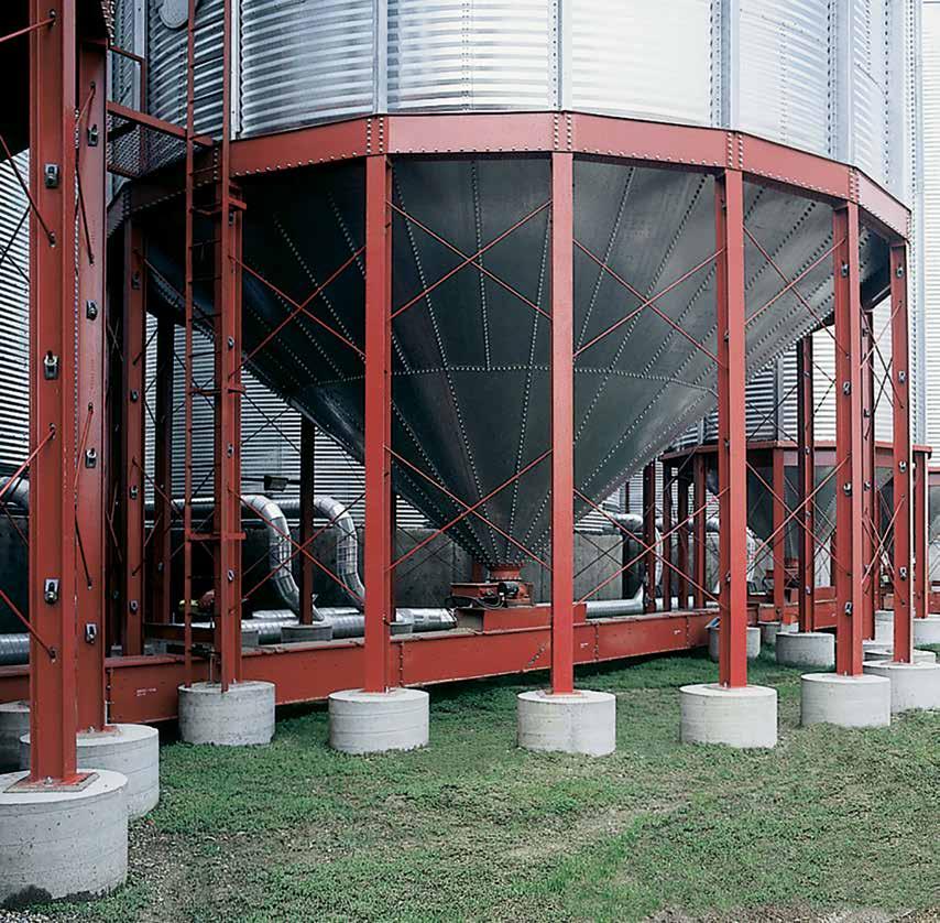 WIDE-CORR CENTURION HOPPER BOTTOM BINS From 4,350 to 48,100 bushels (See specifications on pages 23-24)