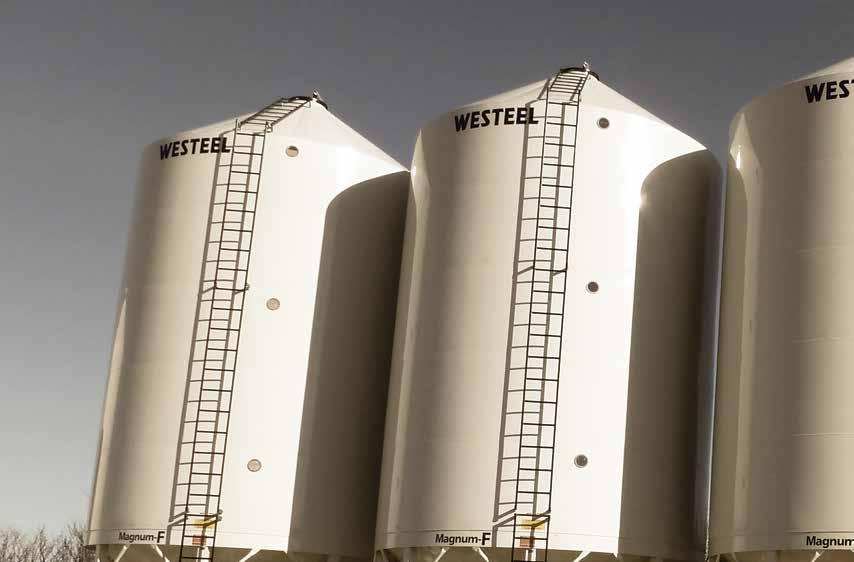 MORE THAN A CENTURY OF EXPERIENCE WORKING WITH STEEL GOES INTO EVERY WESTEEL BIN NO COMPANY HAS MORE EXPERIENCE manufacturing grain storage systems for both commercial and on farm application than