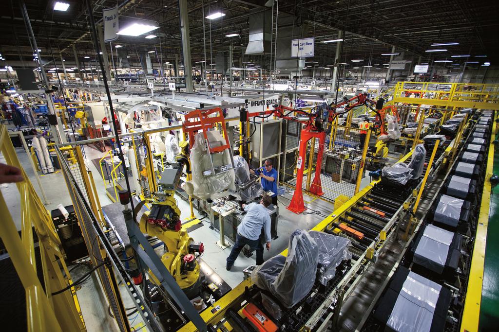 THE TENNESSEE AUTOMOTIVE INDUSTRY RANKINGS PRODUCTION LEADER 3 For automotive manufacturing strength by Business Facilities magazine in 2015. Tennessee has been ranked No.