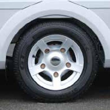 Alloy Wheels Give your trailer the wow factor by adding a
