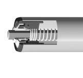 Light Duty Conveyor Rollers Series 1100 (plastic bearings with stainless steel balls) Bearing Balls: Stainless steel The bearings used are molded of either polypropylene or acetal plastic, according