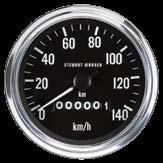 N/A 82677 Deluxe 5-85 MPH / 0-130 km/h 3-3/8 Mechanical Odometer N/A 82697 Deluxe 0-140