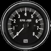 5:1 Ratio; Hourmeter RPM x 1000; 4, 6, 8 Cylinder RPM x 100; Flywheel Application 0-3,500 3-3/8 Electrical RPM