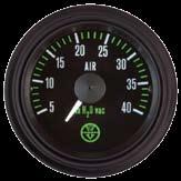 Heavy Duty PLUS GAUGE Part Numbers: Air Restriction Gauge (electrical) Model Scale Ø in Type Bezel Note Heavy 5-40 82384 2-1/16 Electrical Black Air in H2O vac Duty+ in-h2o Use tubing kit 82553-F (6