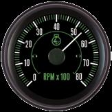 0-3,500 3-3/8 Electrical 0-8,000 3-3/8 Electrical 0-3,000 3-3/8 Mechanical RPM x 100; Alternator Application RPM x 100; Flywheel