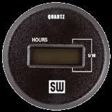 Hourmeters HOURMETER Part Numbers: Stewart Warner Screw-Mount DC Hourmeters (83000 Series) Voltage Mounting Hours Shape Mounting 10-80 Horizontal 2-Screw 83500 2 Screw 10,000 Rectangular VDC Hole