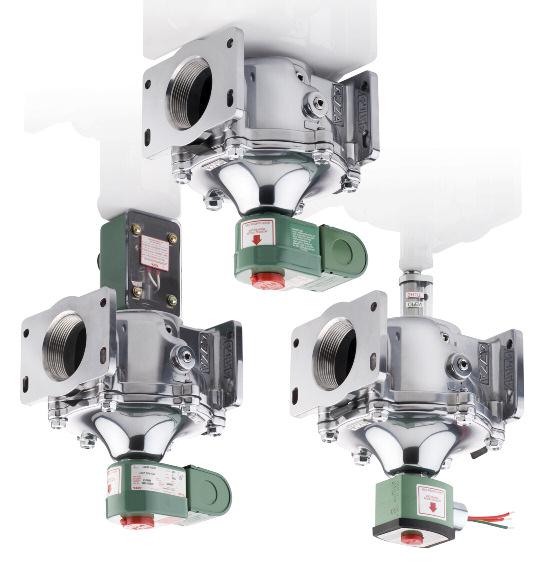 General urpose & atertight Enclosure Gas Shutoff Valves Visual Indication & roof of Closure (Optional) 3/" to 3" 2/2 Features Unique double disc design with overtravel provides redundant sealing for