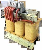 MOTOR REACTORS LV REACTORS Motor reactors are used between variable speed drives and the motor. They are used to dampen the harmonic content of the voltage generated by the motor drive.