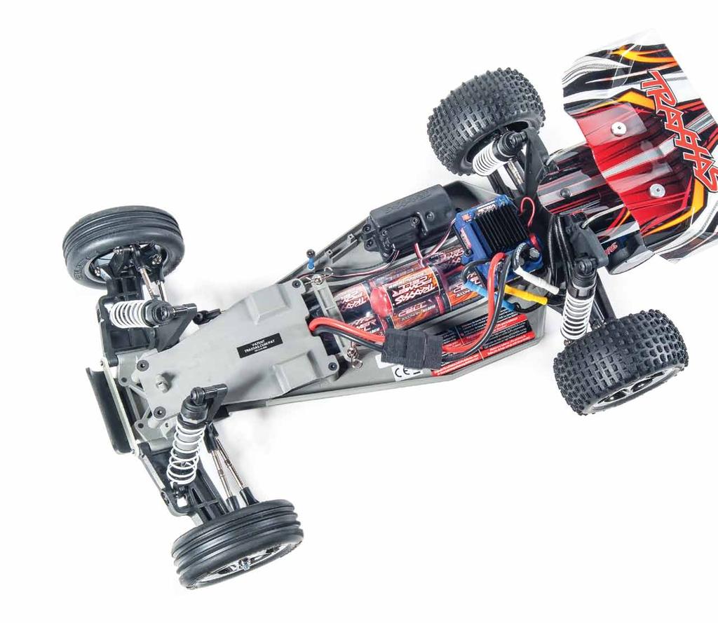 When it comes to bashing outdoors, Traxxas has a well-deserved reputation for tough construction and ease of use, and the Bandit VXL lives up to the rep.