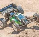 handled quite well in our bashing session. With plenty of power on tap and an effective suspension to put it to the ground, this buggy had a lot of get up and go.