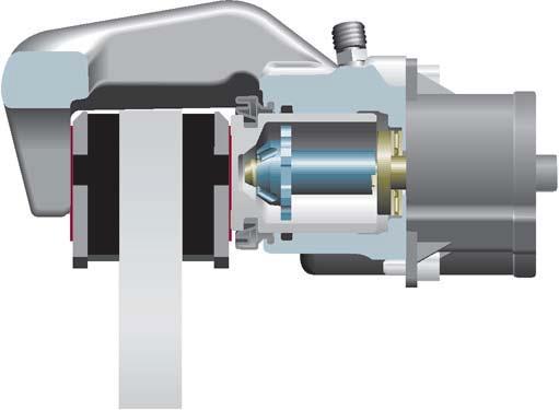 That means 150 rotations of the electric motor results in one turn of the spindle drive.
