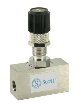 NRS High-Accuracy Valves Model 61NRA Scott brand NRS high-accuracy valves are designed for very fi ne control of gas or liquid fl ow rates.