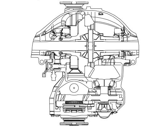1 Introduction Description Meritor s MD-150-E is a single-reduction, thru-drive carrier.