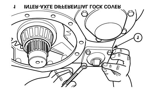 2 Removal and Disassembly 4. Remove the companion flange, shield and V-ring seal from the input shaft. 5. Remove the 12 capscrews that secure the input bearing cage. Figure 2.28. 6.
