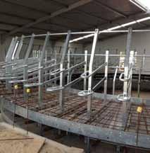Platform Components: Concrete deck Quiet non slip surface - no matting required