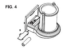 Installation Instructions GS-1B 1. Screw the wall mount (B) to a flat, vertical surface by drilling two holes and inserting the wall anchors.