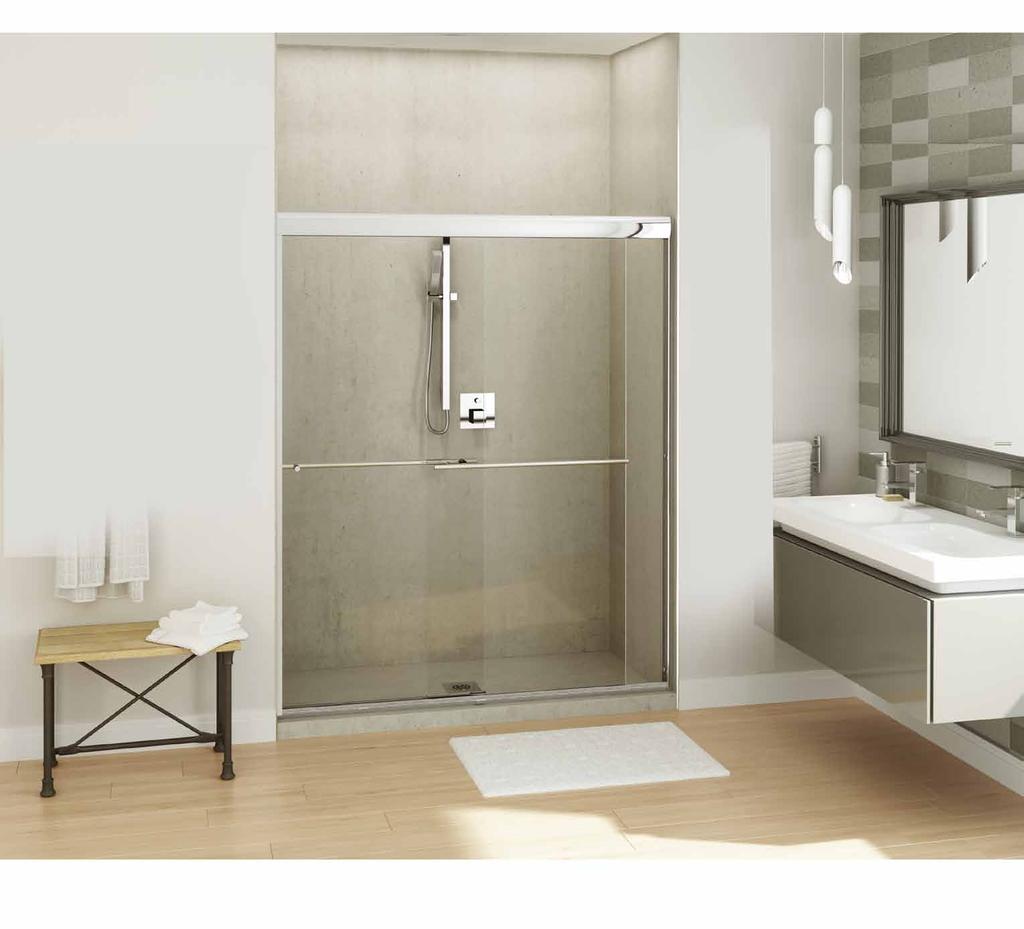 Innovation for Peace of Mind No more slamming Doors Our optional Soft Close feature keeps ears and fingers safe from a slamming shower door by easing shut no matter how hard it is closed.
