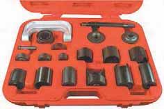BALL JOINT SERVICE MUK-609033 Ball Joint Separator Kit 3 fork sizes: 24mm, 27mm, 31mm Jaw capacity: 30mm 65mm Center screw allows continuous adjustment within the jaw capacity range Great for use on