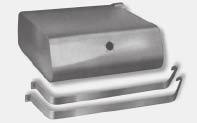 Page 12 STAINLESS STEEL GAS TANKS FOR CLASSIC 55-57 CHEVROLET Gas Tank Fits Classic 55-57 Chevrolet Part No 419-1130 1955-56 Passenger Except Station Wagon - Stock Capacity - 18 Gal.