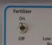 Refer to fertilizer instructions for how to mix the product. Only use with fertilizers supplied by Sprinkler Warehouse specifically for this machine or the warranty will be voided. 14.