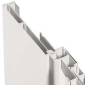 built-in J channel. 3-1/2" BRICKMOULD This classic trim is perfect for upscale applications.