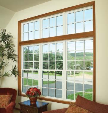 D IVIDED LITE OPTIONS Expand the character of your home or project by adding divided lites to your windows and patio doors.