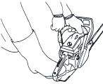 3. Pull recoil starter briskly, taking care to keep the handle in your grasp and not allowing it to snap back. (Fig. 13) 4. When you hear fi rst ignition, return the choke to run position. (Fig. 12) 5.