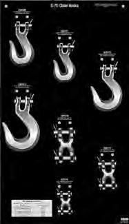 G70 Chain Hooks Panel 40 99488 Total SKUs: 7 Part # Description 322070 G70 Clevis Grab Hook 3/8 32207 G70 Clevis Grab Hook 5/ 322072 G70 Clevis Slip Hook 5/ 322073 G70 Clevis Slip Hook 3/8 322074 G70