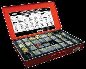 ANCHOR NUTS UTILITY ASSORTMENT No. 020-358 Contains 50 Nuts of 247-80, to 247-840. Complete coverage.