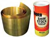 BRASS SHIM STOCK FEUILLES POUR CALE LAITON 305 Papco Brass Shim Stock is uniform and accurate in thickness, hard temper and is ideal for cutting and shaping.